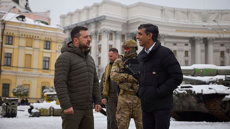 Sunak ofrece más armamento de defensa antiaérea a Ucrania en su primera visita a Kiev