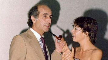 gatha Ruiz de la Prada y su padre Juan Manuel
