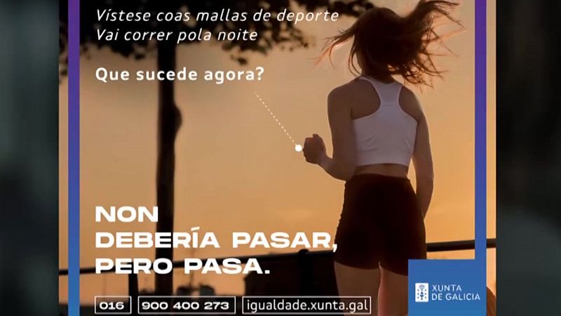 Polémica en las redes sociales por una campaña de la Xunta de Galicia contra la violencia de género