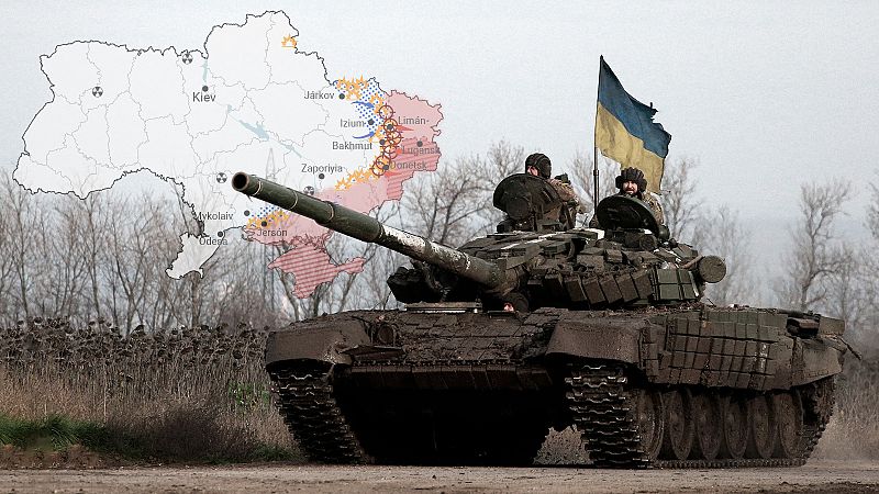 Los mapas de la 40ª semana de guerra en Ucrania