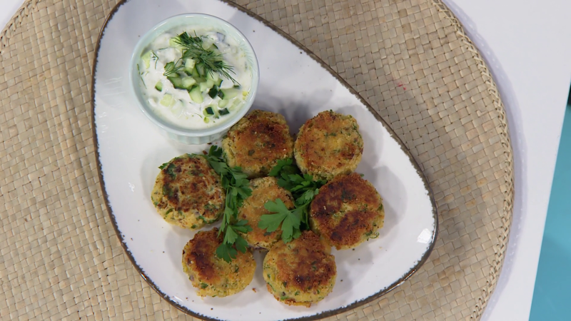 Receta de falafel con salsa tzatziki de Marta Verona