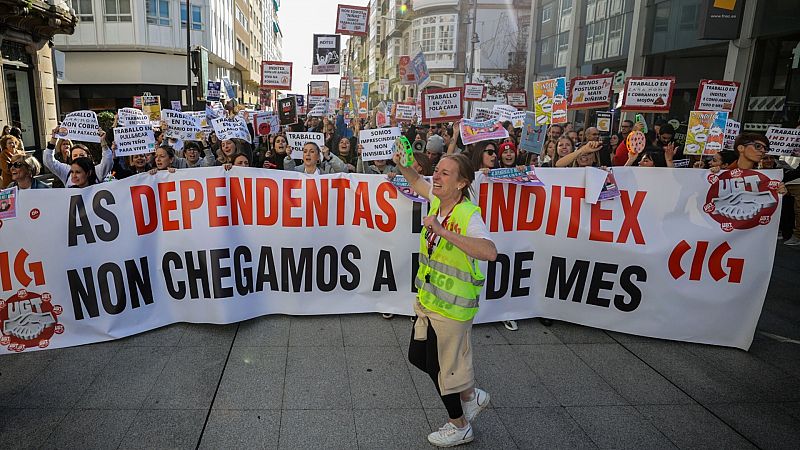 Las dependientas de Inditex en A Coruña, en huelga para reclamar mejoras salariales