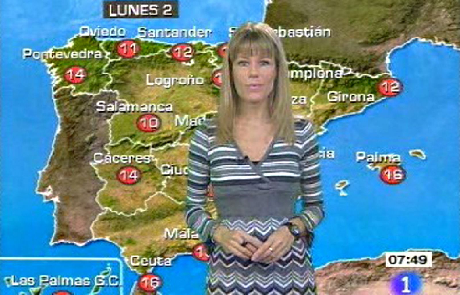 Cielos nubosos y lluvias débiles