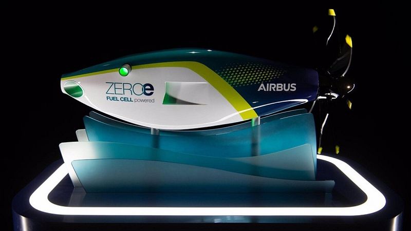 Airbus está desarrollando un motor de hidrógeno para sus aviones