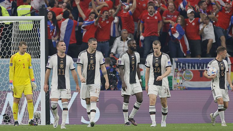 Alemania vence con remontada a Costa Rica y se queda fuera de octavos por la derrota de España