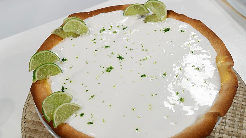 Receta de tarta de limón con merengue sin azúcar de Marta Verona