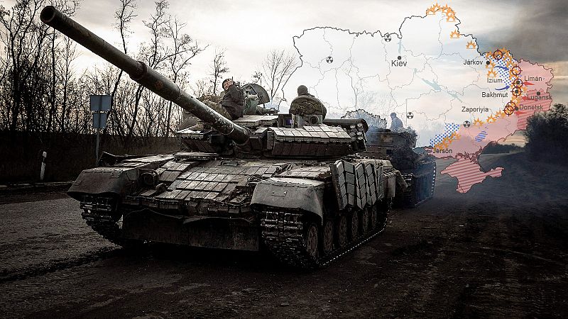 Los mapas de la 41 semana de guerra en Ucrania