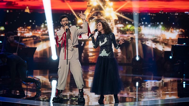 Ana Belén y Agoney, a punto de no pasar a la final de Dúos increíbles