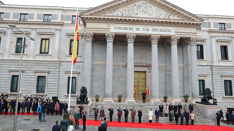 El Congreso celebra el 44 aniversario de la Constitución con un acto institucional en la calle