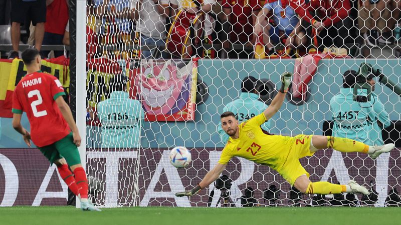 España iguala la peor tanda de penaltis de la historia de los mundiales