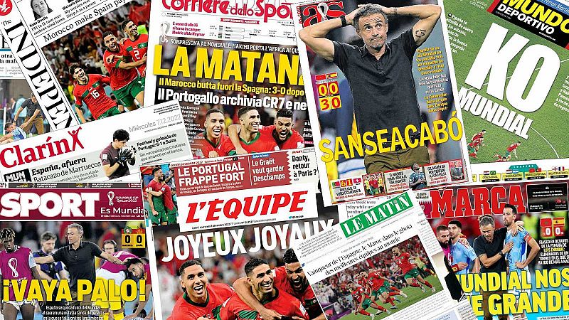 La prensa llora el fiasco de la selección española en el Mundial de Qatar y señala a Luis Enrique