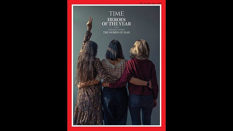 Las mujeres de Irán, heroínas del año 2022 para 'Time'