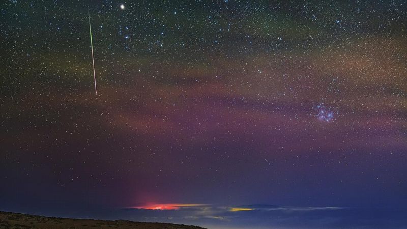 Las Gemínidas, la lluvia de estrellas más intensa del año, se retransmite desde Extremadura y Canarias