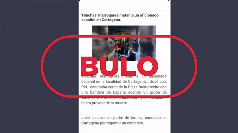 Es falso que hinchas marroques hayan matado a un aficionado espaol en Cartagena