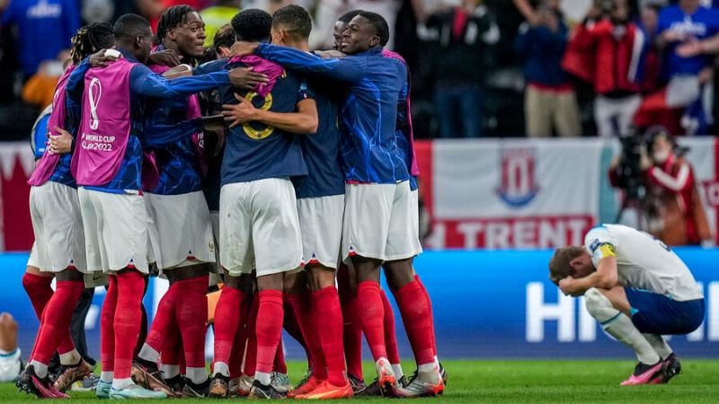 Francia doblega a una combativa Inglaterra y cierra el cuadro de semifinales del Mundial de Qatar
