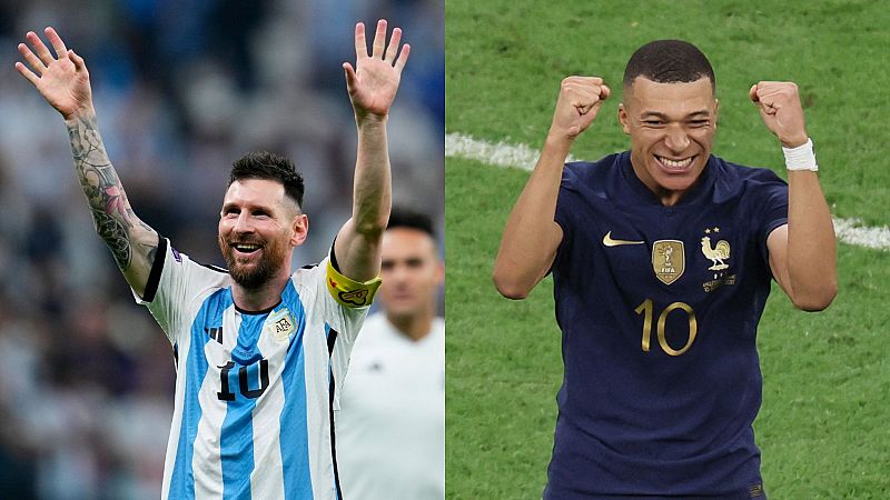 La final Argentina - Francia será un Messi vs Mbappé