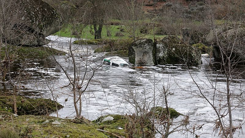 Muere un agente medioambiental en Salamanca a causa de las intensas lluvias por la borrasca Efran