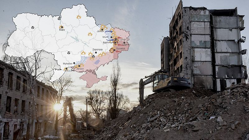 Los mapas de la 43ª semana de la guerra en Ucrania