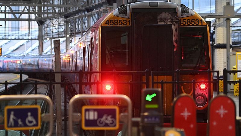 Una nueva huelga paraliza gran parte de los servicios ferroviarios en el Reino Unido