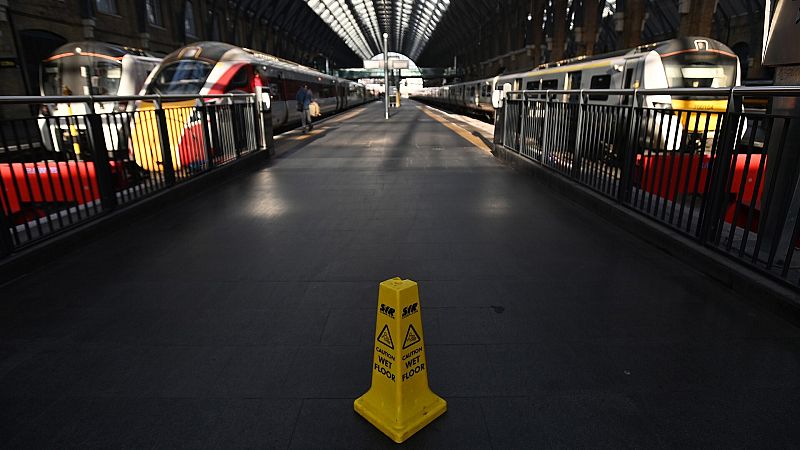 Una nueva jornada de huelga perturba el servicio ferroviario en el Reino Unido