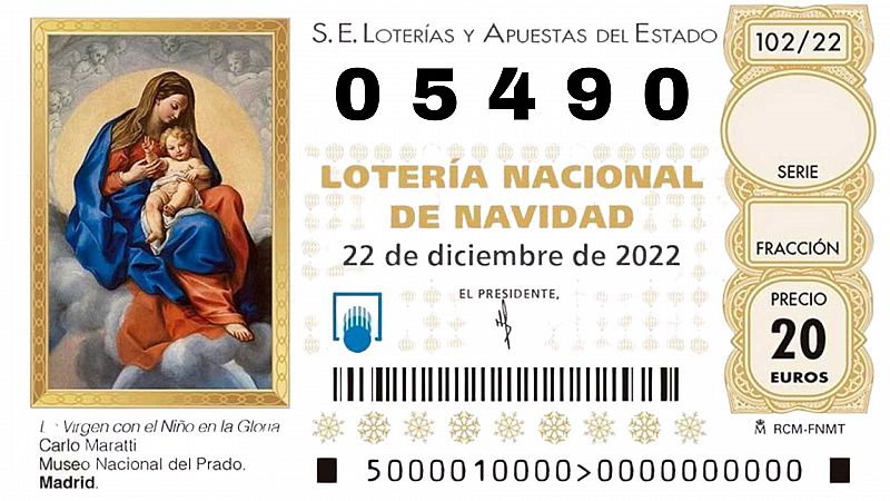 El 5.490, el 'Gordo' de la Loteria de Nadal deixa 23,6 milions a Catalunya