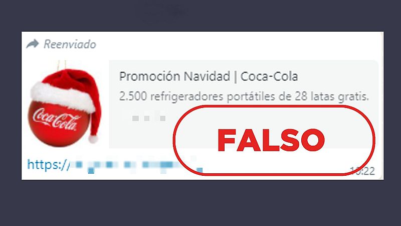 Coca-Cola no sortea 2.500 neveras portátiles por Navidad