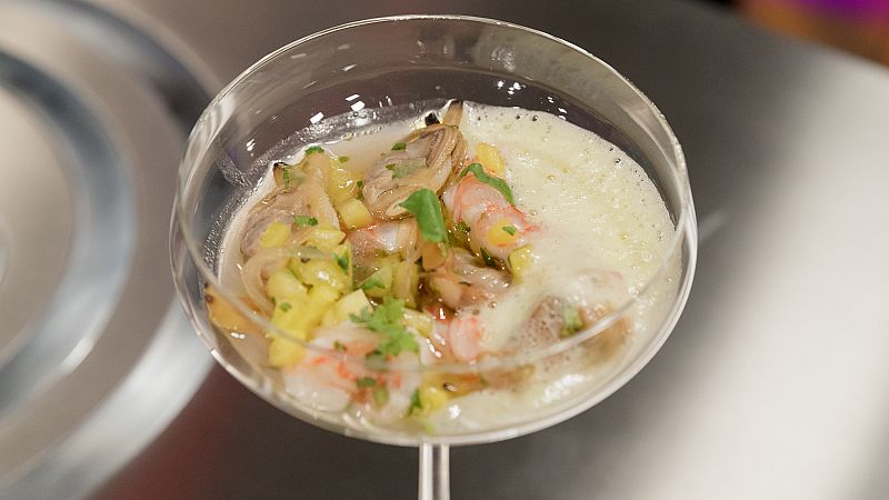 Receta de c�ctel de gambas explosi�n de Mario Vaquerizo