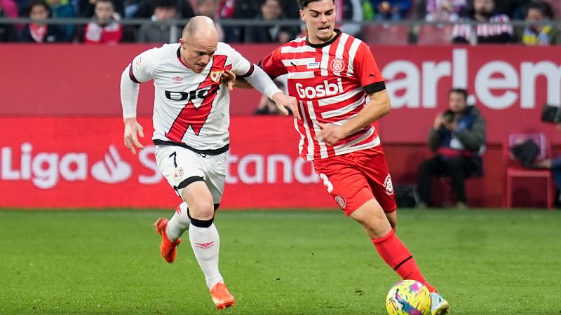 El Girona empata desde el punto de penalti al Rayo en la vuelta de LaLiga