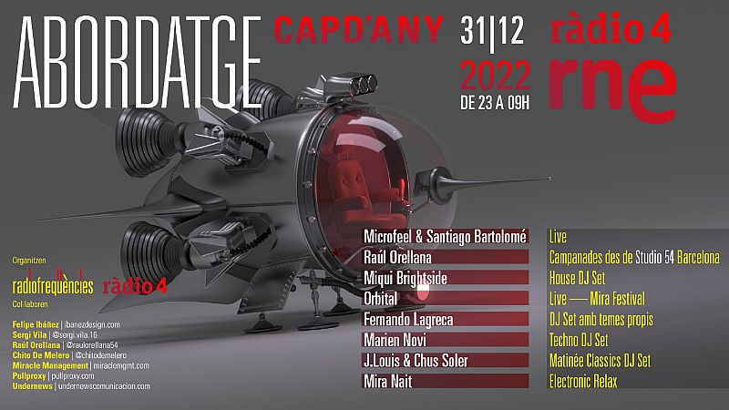 Ràdio 4 oferirà un especial de Cap d'Any amb 10 hores de música ininterrompuda