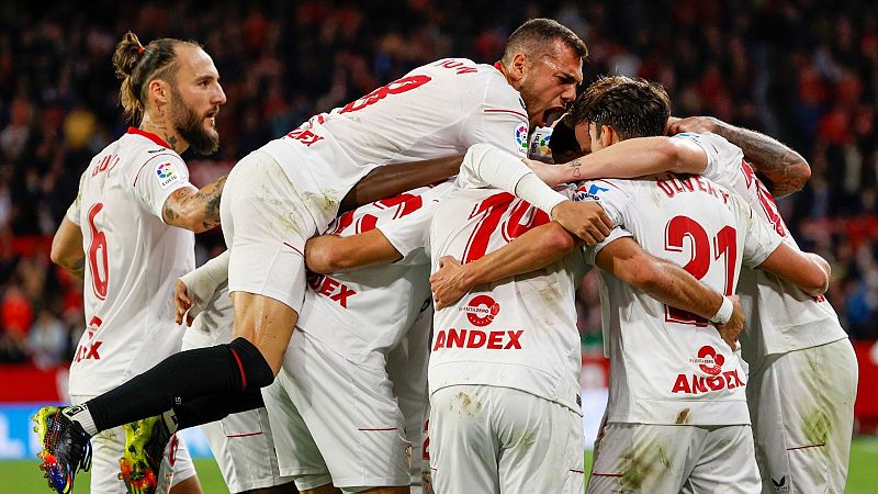 El Sevilla sale del descenso con una sufrida victoria ante el Getafe