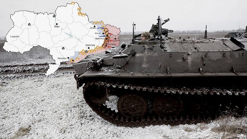 Los mapas de la 46ª semana de la guerra de Ucrania