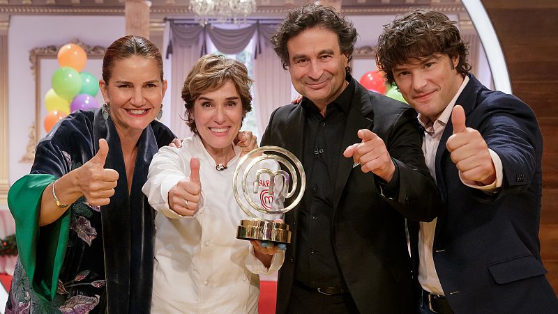 MasterChef Navidad | Anabel Alonso se proclama ganadora y lo celebra en familia