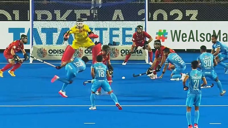 España cae ante la anfitriona en su debut en el Mundial de hockey hierba de la India
