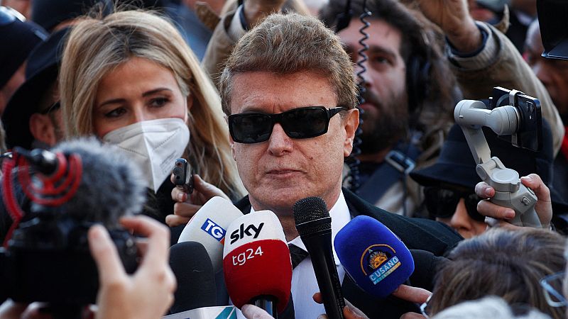 Funeral de Gina Lollobrigida: su exmarido Javier Rigau, irreconocible