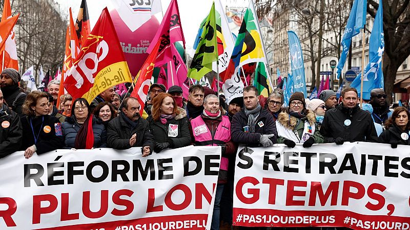 Millones de personas protestan en Francia contra la propuesta de reforma de las pensiones de Macron
