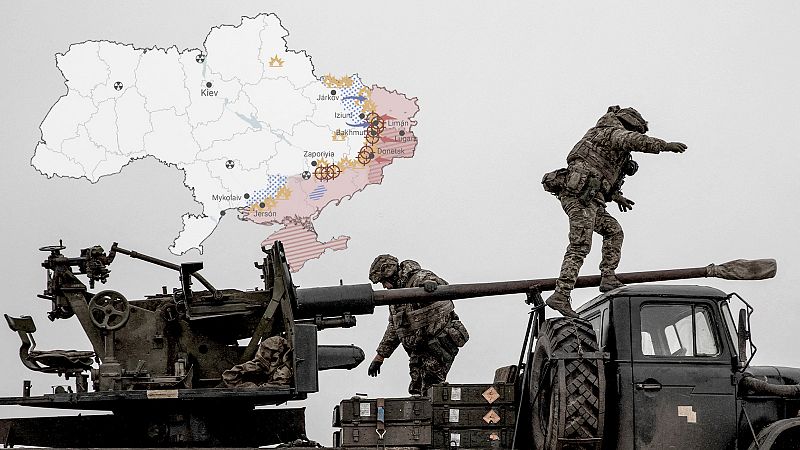 Los mapas de la 48ª semana de guerra en Ucrania