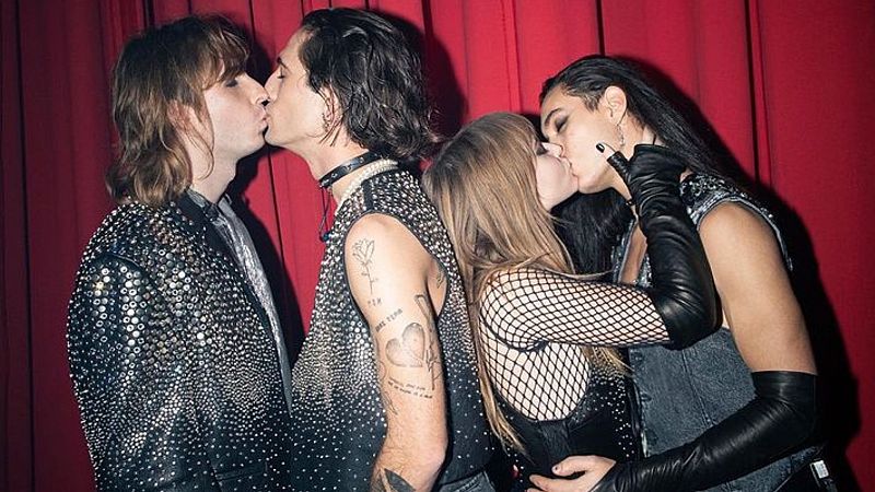La boda de los Måneskin: las imágenes más impactantes de los novios