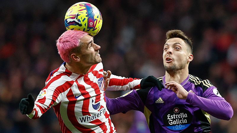 Griezmann lidera una gran victoria del Atlético ante el Valladolid