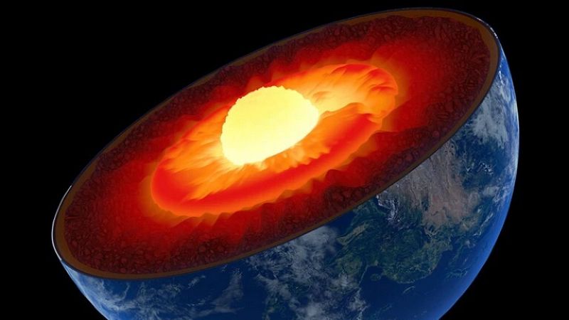 Un estudio determina que el núcleo de la Tierra se ha frenado