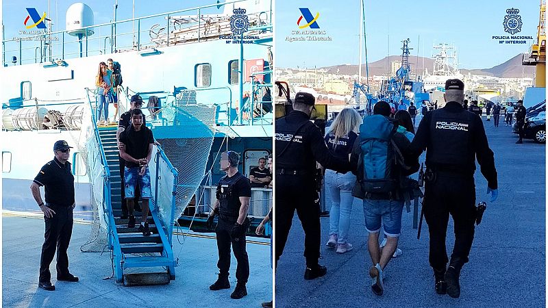 La Policía y el Servicio de Vigilancia Aduanera capturan un velero con 2.500 kilos de cocaína rumbo a Canarias