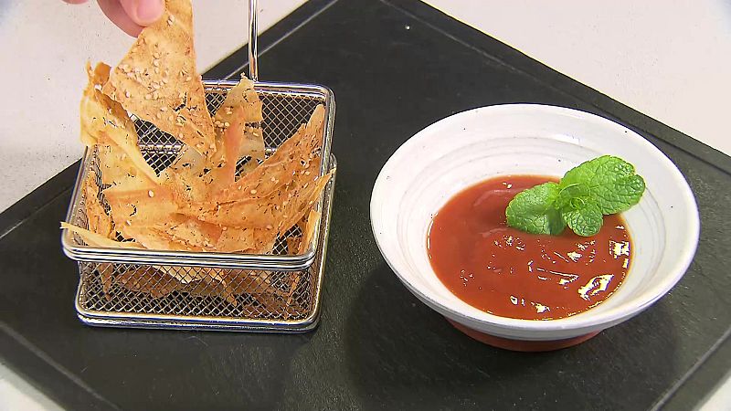 Receta de nachos de alubias y patatas de Sergio Fernández
