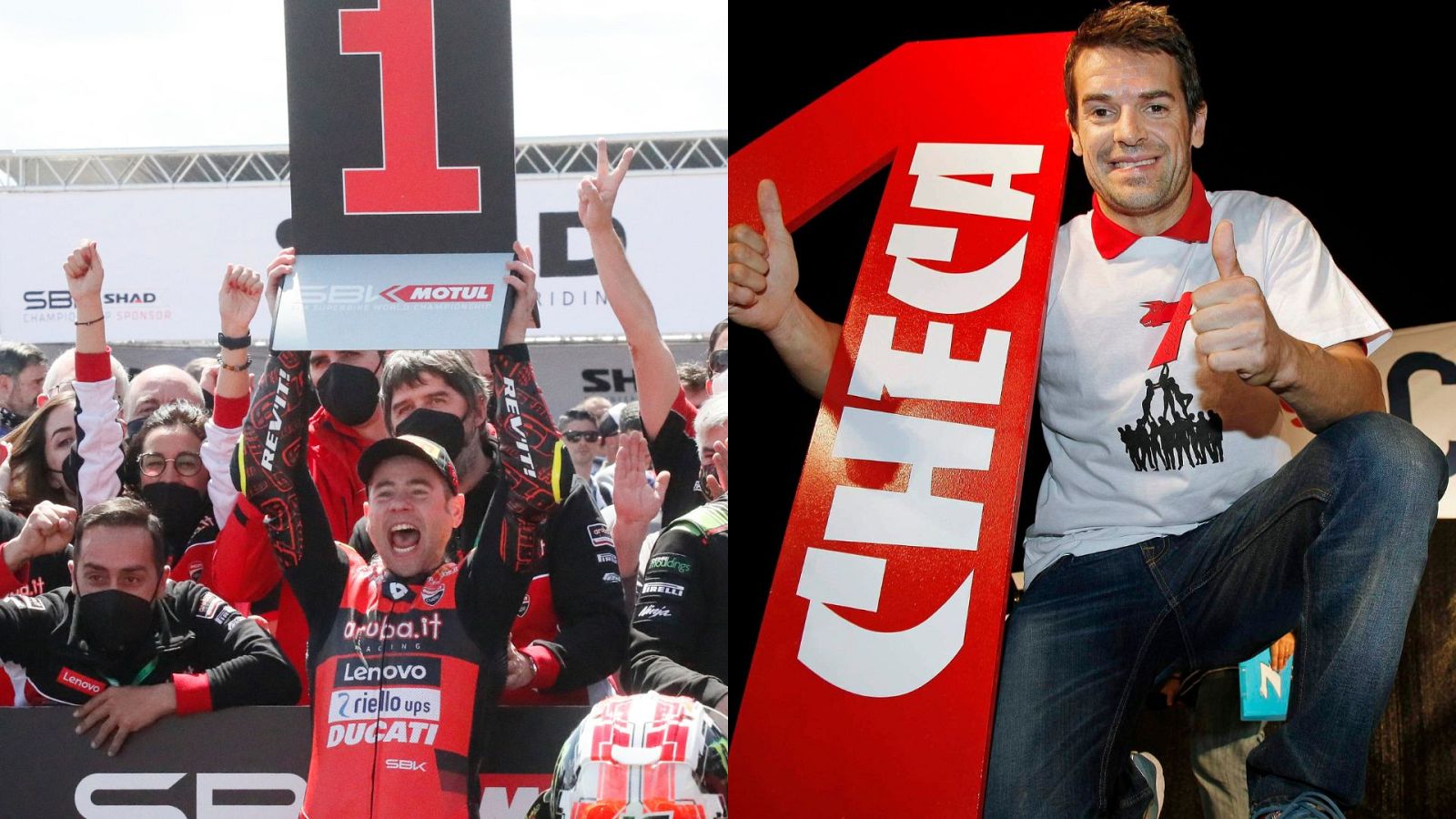 �lvaro Bautista, �nico espa�ol hasta el momento en lucir el 1 en su moto en el Mundial de SBK