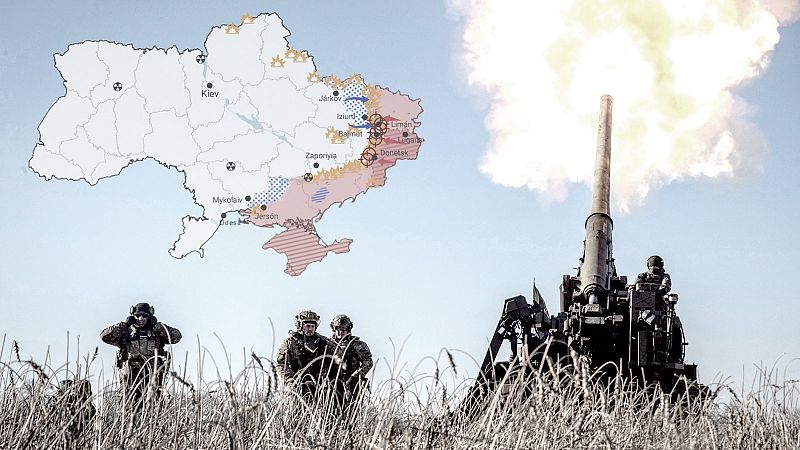 Los mapas de la 49ª semana de guerra en Ucrania