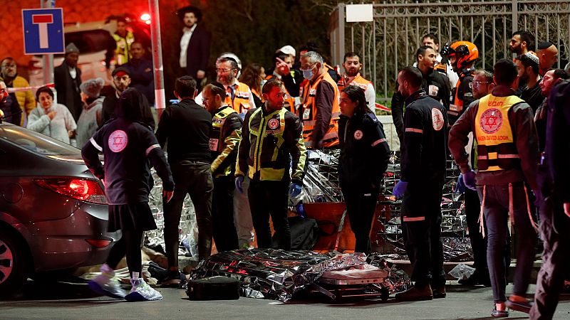 Al menos siete muertos en un ataque "terrorista" en una sinagoga de Jerusalén en plena escalada de la tensión