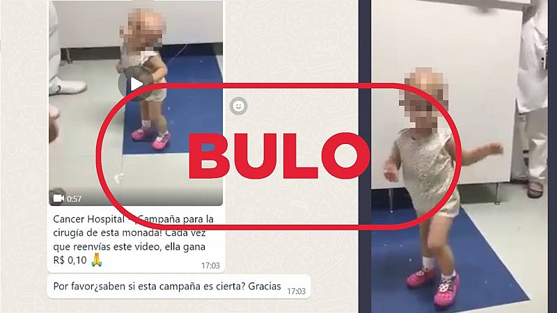 No donas dinero al reenviar el vídeo de esta niña enferma bailando, es un bulo