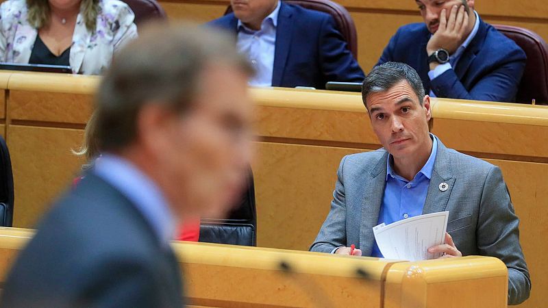 Sánchez y Feijóo se enfrentan en su primer 'cara a cara' del año en el Senado en plena polémica por la ley 'solo sí es sí'