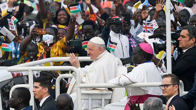 El papa pide en una misa en Yuba que se depongan las armas del odio y la venganza