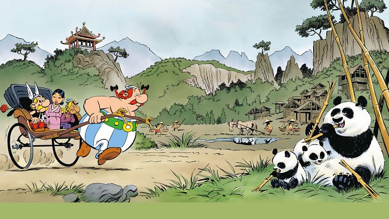 Astérix viaja a China en un álbum ilustrado: 'El reino milenario'
