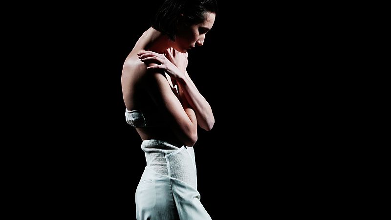 El cantante Rayden desfila para Otrura en Madrid Fashion Week