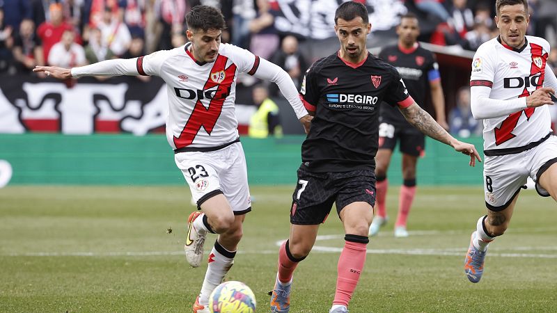 Rayo y Sevilla se reparten los puntos en un partido muy ajustado